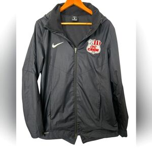 Nike Black OKC Crew Windbreaker Jacket Size Medium